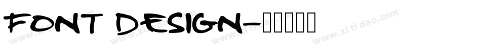 FONT DESIGN字体转换